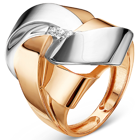 Кольцо, золото, бриллиант, д110016